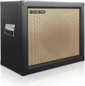1 x 12ft Empty Guitar Speaker Cabinet - Birch Plywood, Wheat Grill
