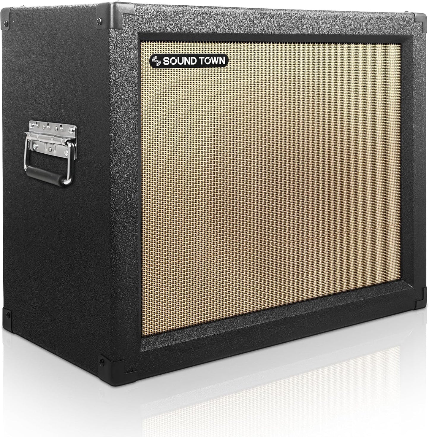 Sound Town 1 x 12 Empty Guitar Speaker Cabinet for Musicians