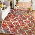 Lahome Moroccan 4x6 Area Rug for Living Room - Machine Washable