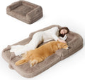 Foldable Human Dog Bed - Giant 2 in 1 Supportive Bolster Bed