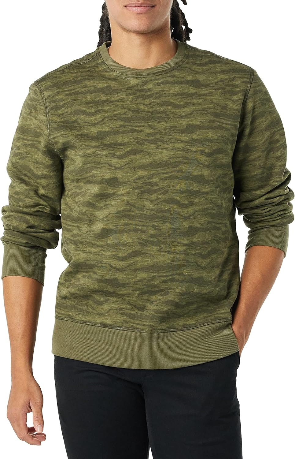 Cozy Big & Tall Fleece Sweatshirt by  Essentials