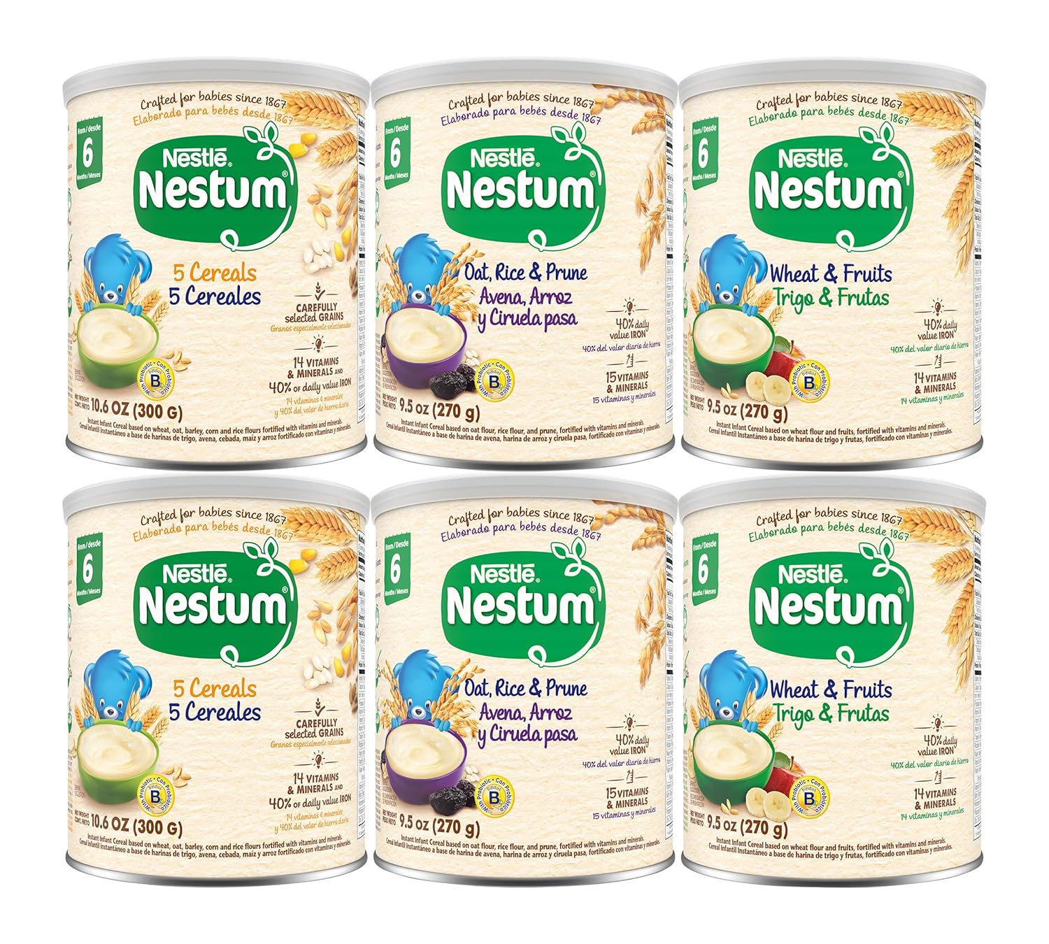 Nestum Infant Cereal Variety Pack for Healthy Baby Growth