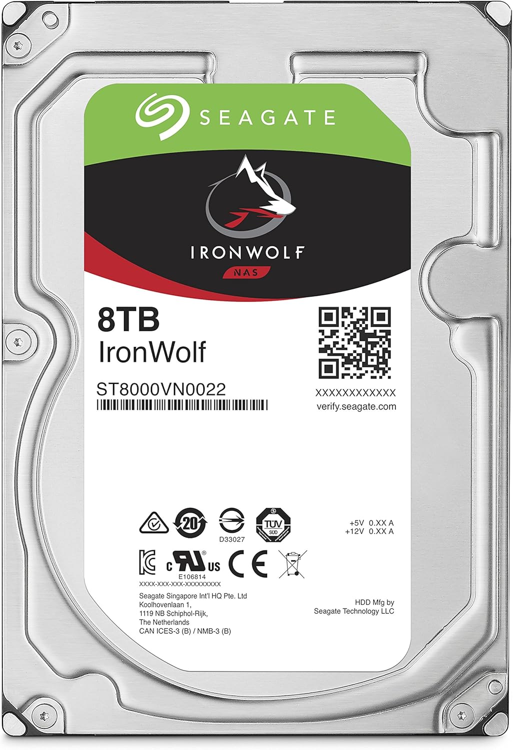 Seagate IronWolf 8Tb NAS HDD for Reliable Storage
