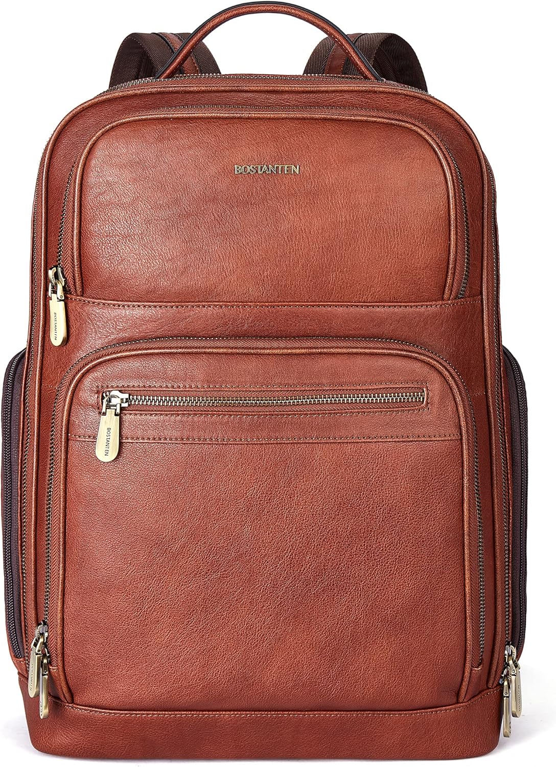 BOSTANTEN Leather Backpack for 15.6 Laptop Travel Needs