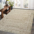 Cream and Light Tan Boho Front Door Mat for Vintage Aesthetic