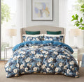 Cupocupa King Size Duvet Cover Set with Boho Floral Design