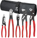 Knipex 5 Pc Core Pliers Set in Tool Roll - Durable, Precise Grip