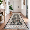Washable Runner Rug 4x8 - Non Skid Washable Waterproof Runner