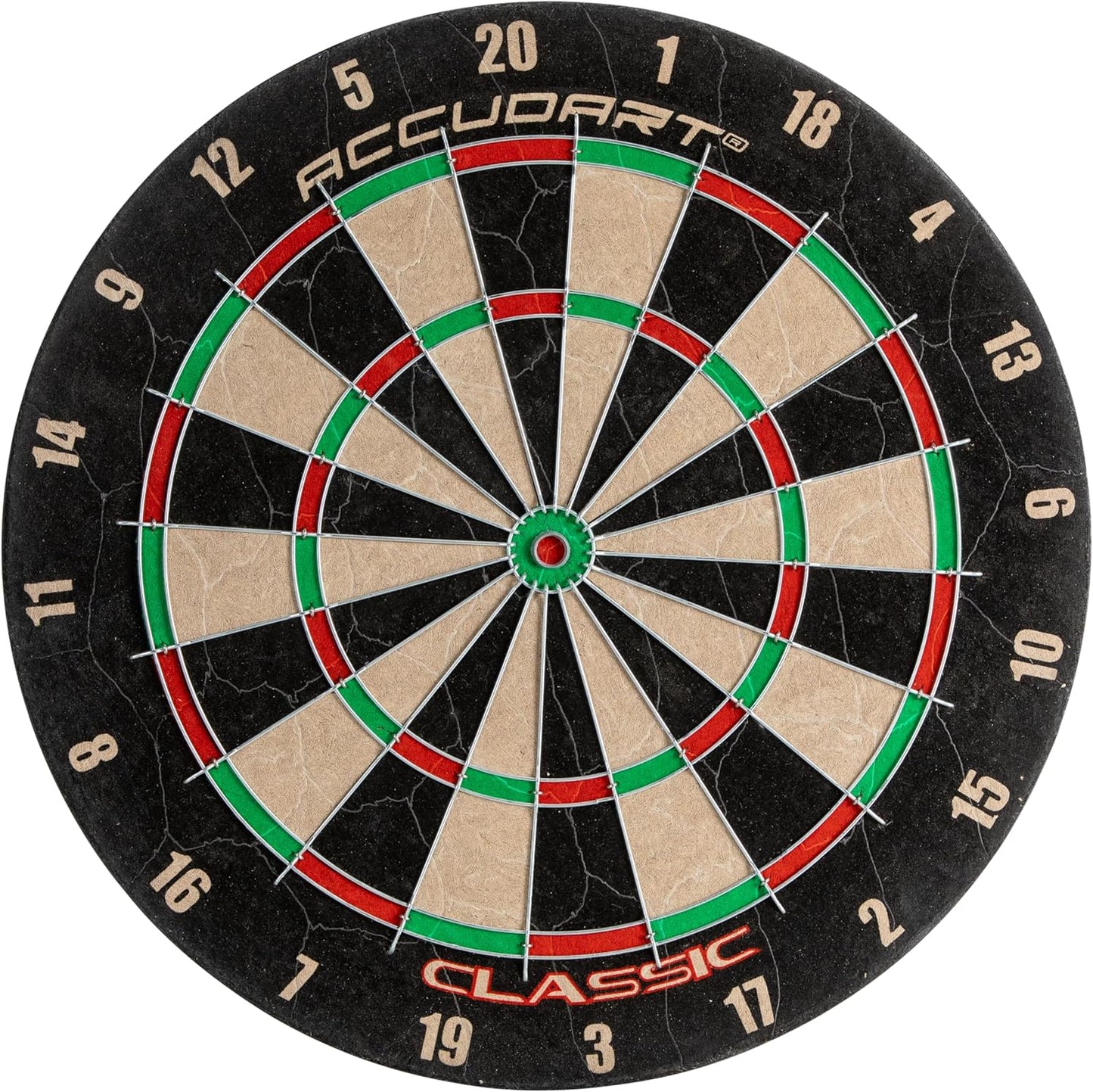 Accudart Classic Bristle Dartboard - Official Size 18in x 1.5in