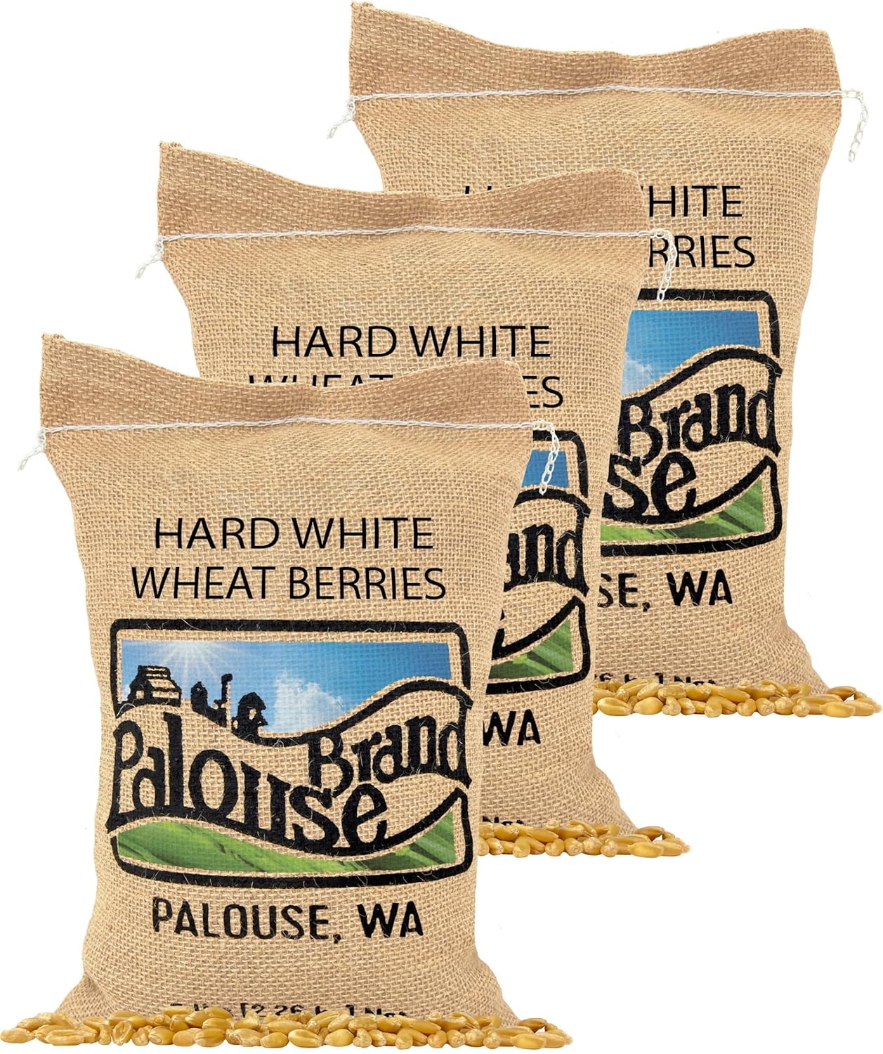 Palouse Brand Hard White Wheat Berries - Non-GMO & Kosher