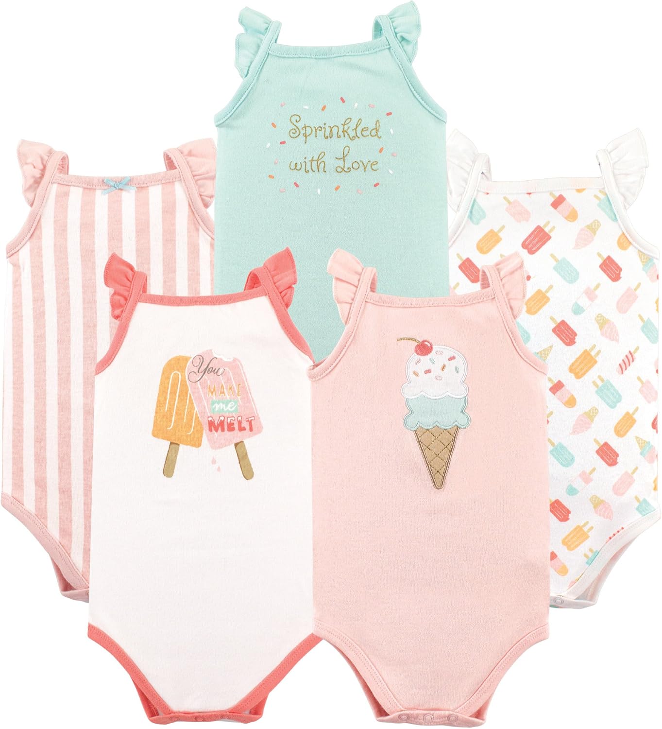 Stay Cool: Hudson Baby Cotton Bodysuits