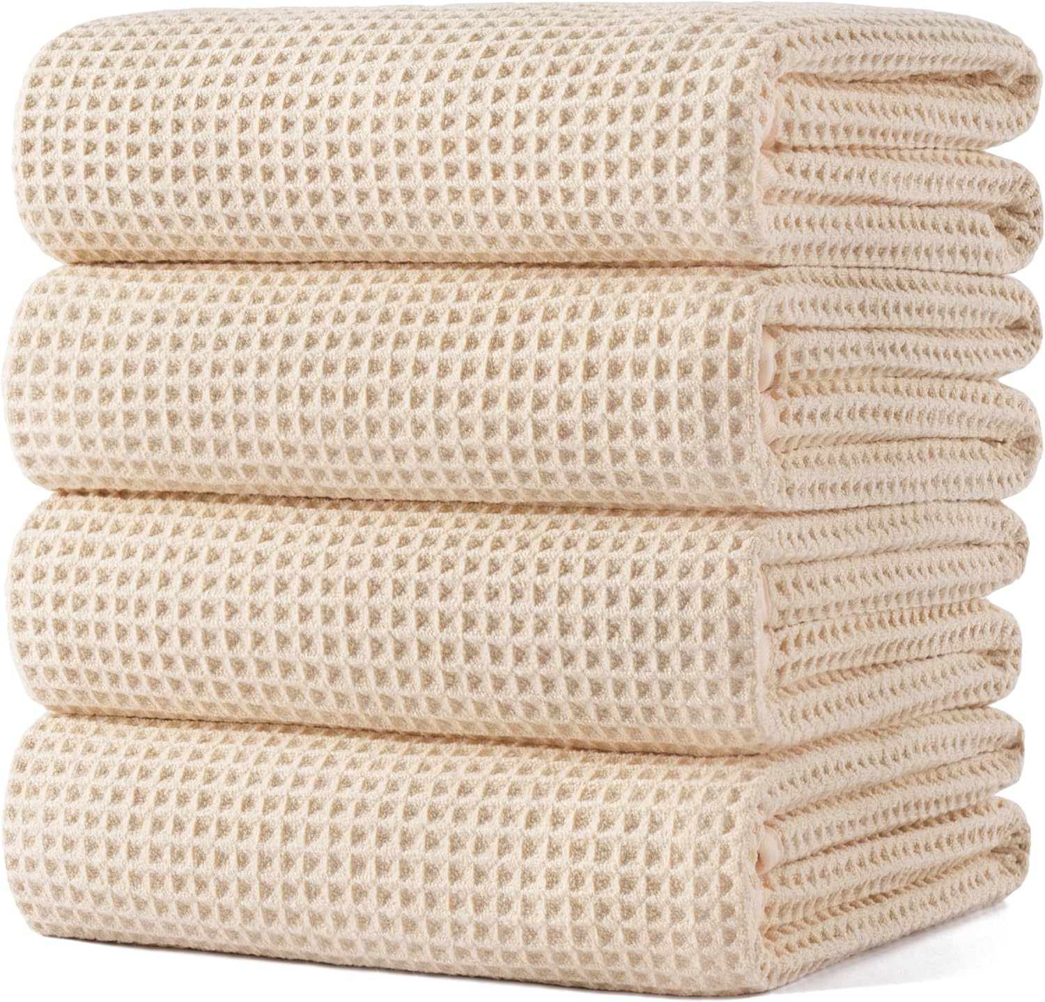 POLYTE Microfiber Oversize Quick Dry Bath Towel, 60 x 30 in