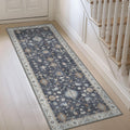 Runner Rug for Hallways 2x10 Non Slip Machine Washable - Thin Boho