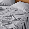 Bedsure Linen Sheets King Size Blend Sheets - Breathable Comfort