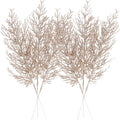 Sparkling Champagne Pine Tree Ornaments