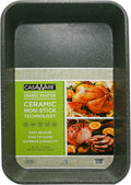 Grande Lasagna Roaster Pan 18 x 12 x 3 in - Extra Large Ceramic