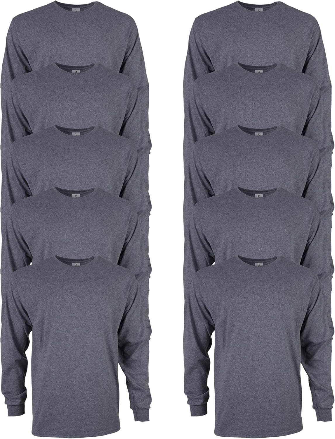 Gildan Adult Ultra Cotton Long Sleeve T-Shirt Multipack Review