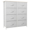 YITAHOME 8 Drawers Dresser Fabric Storage Tower - Compact Organized
