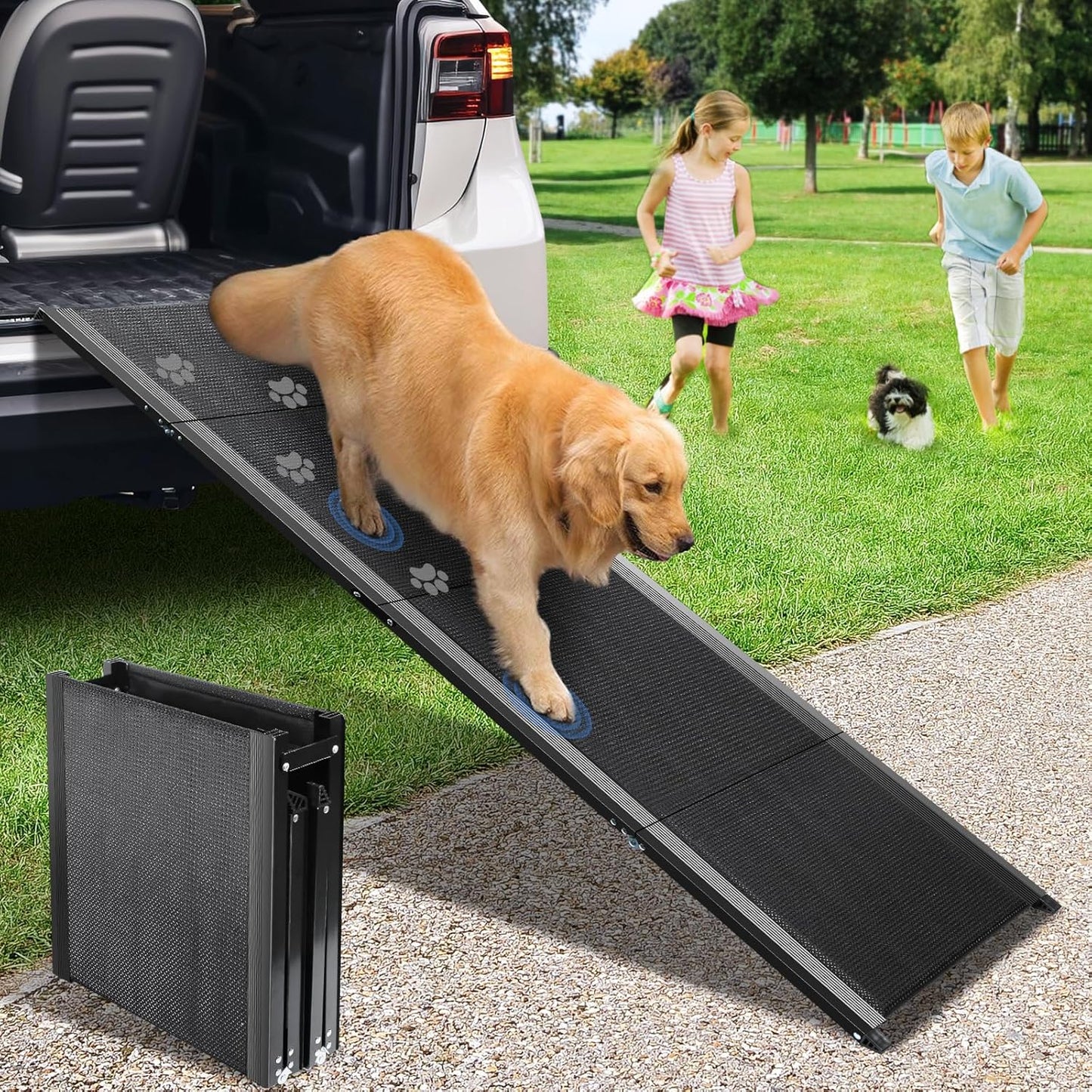Dog Ramp for Car with Anti-Slip Surface for Large Dogs