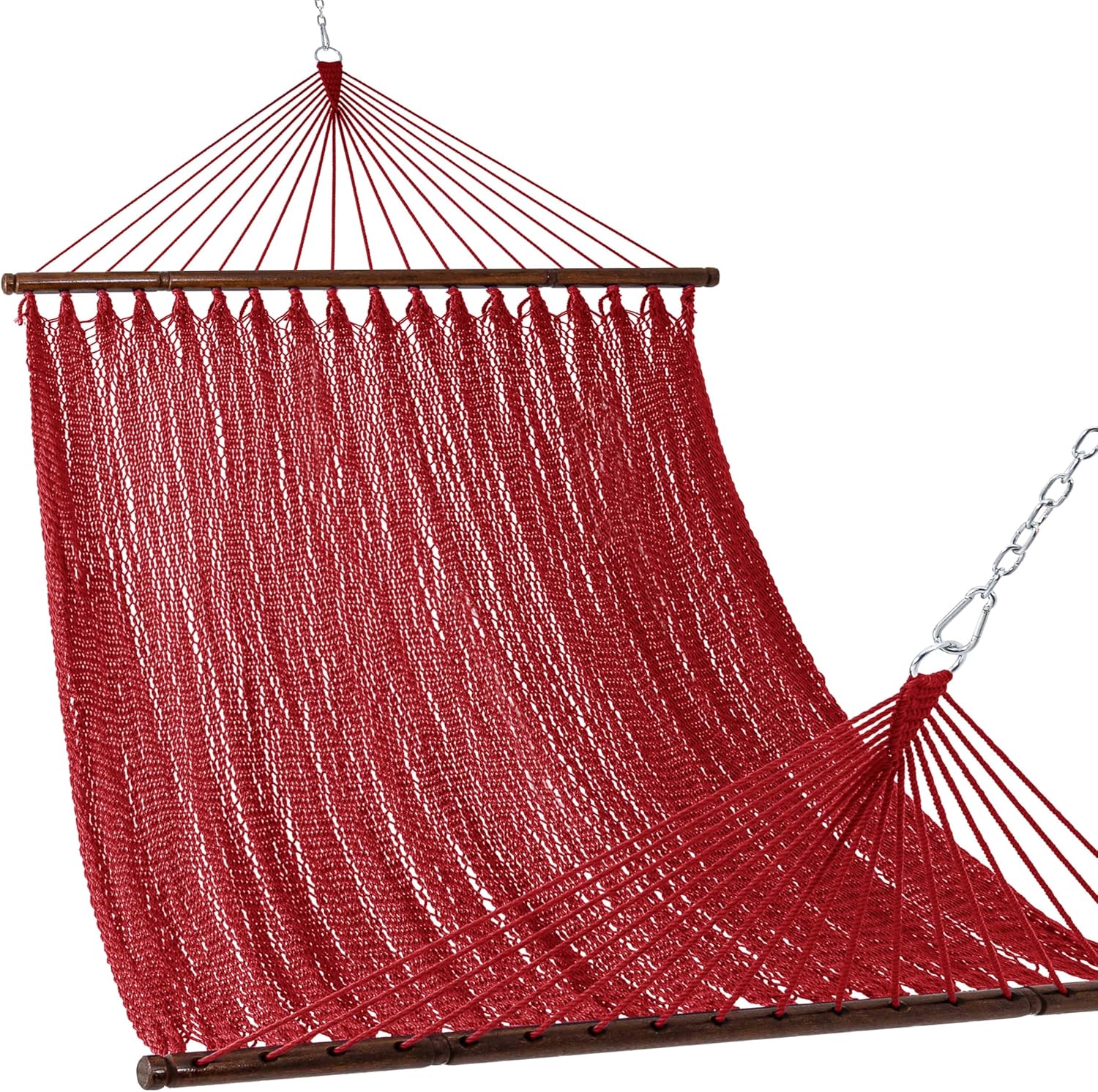 Lazy Daze Caribbean Rope Hammock for Outdoor Relaxation