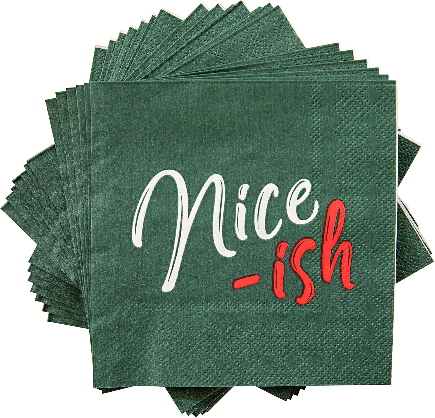 Christmas Party Essential: C.R. Gibson Green Napkins