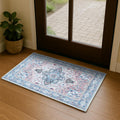 Washable Area Rug Modern Farmhouse Vintage Turkish Bohemian - Machine