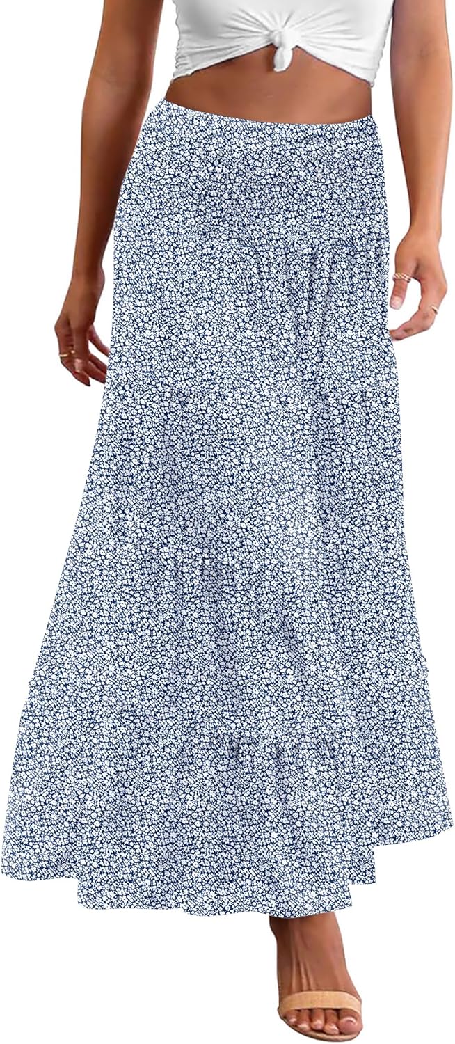 Zeagoo Women's Long Maxi Skirts for Casual Summer Style