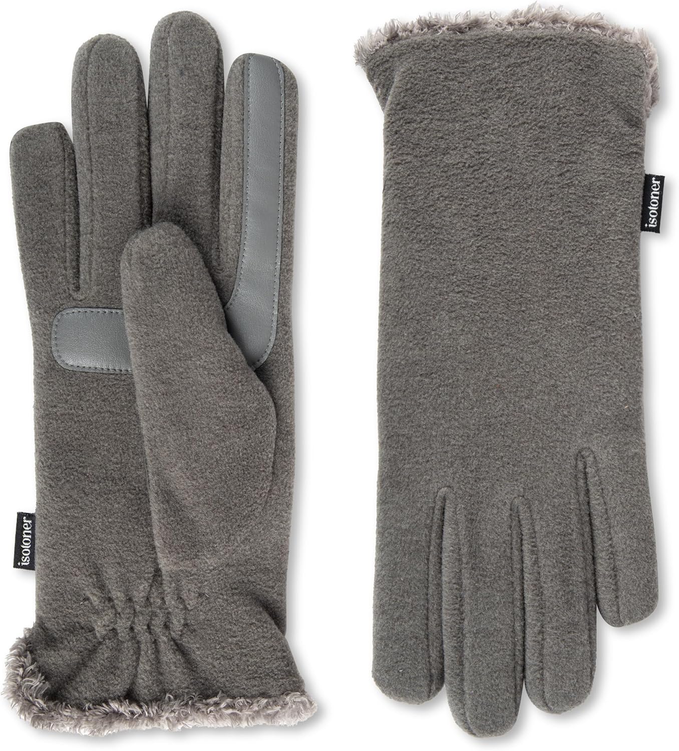 isotoner Womens Stretch Fleece Gloves with Smart Touch Tech
