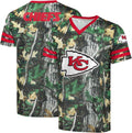 Hunter Camo NFL Men's Primary Logo V-Neck Game Day Top