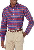 Non-Iron Long Sleeve Button Down Shirt for Men - Wrinkle-Resist
