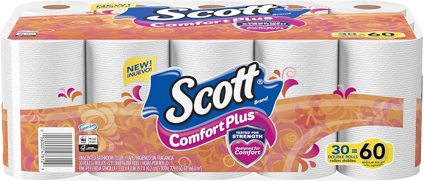 Scott Comfortplus Toilet Paper Double Roll Bath Tissue Review