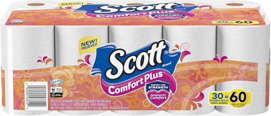 Scott Comfortplus Toilet Paper Double Roll Bath Tissue Review