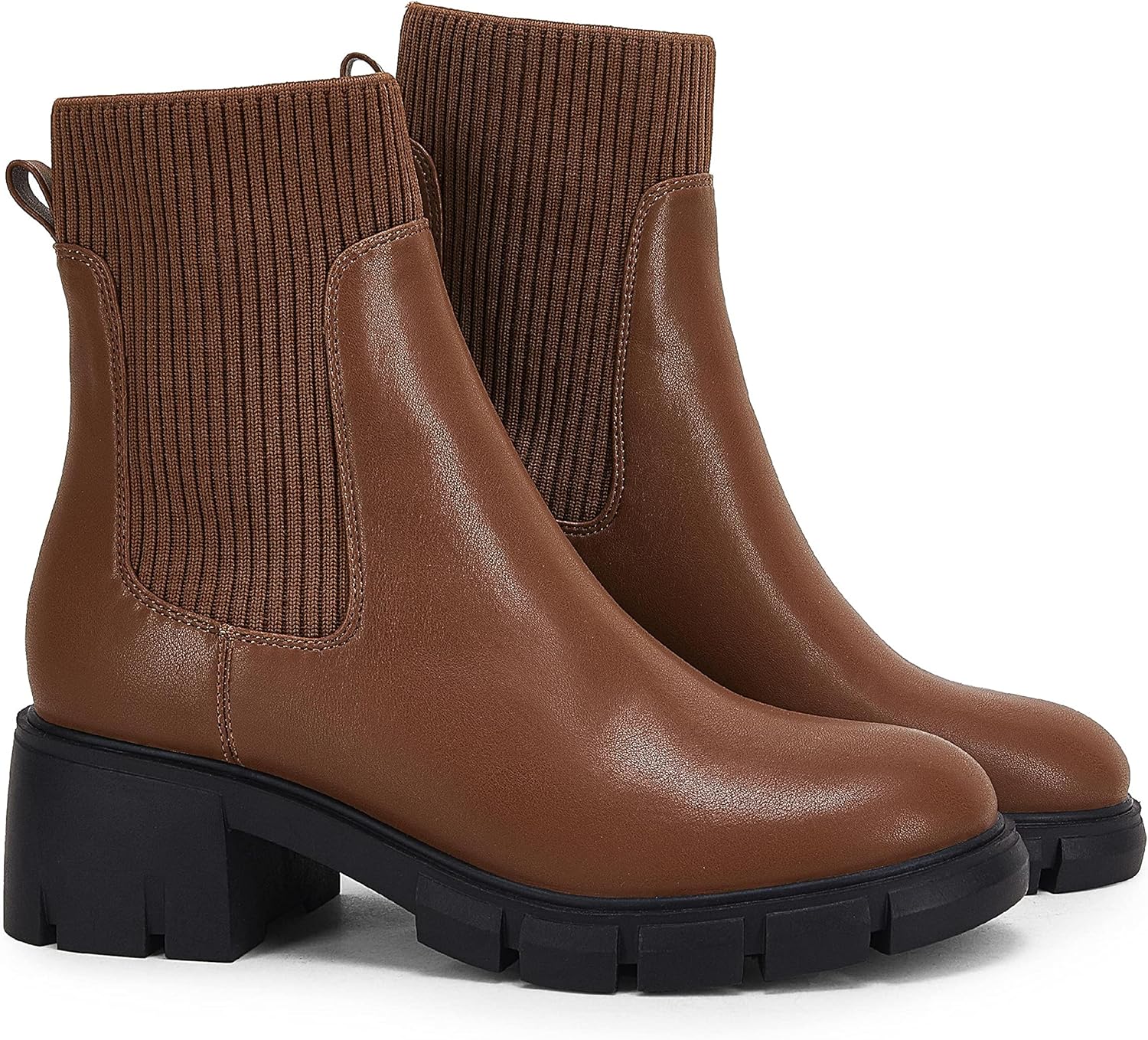 Ruanyu Womens Platform Ankle Boots for Stylish Comfort