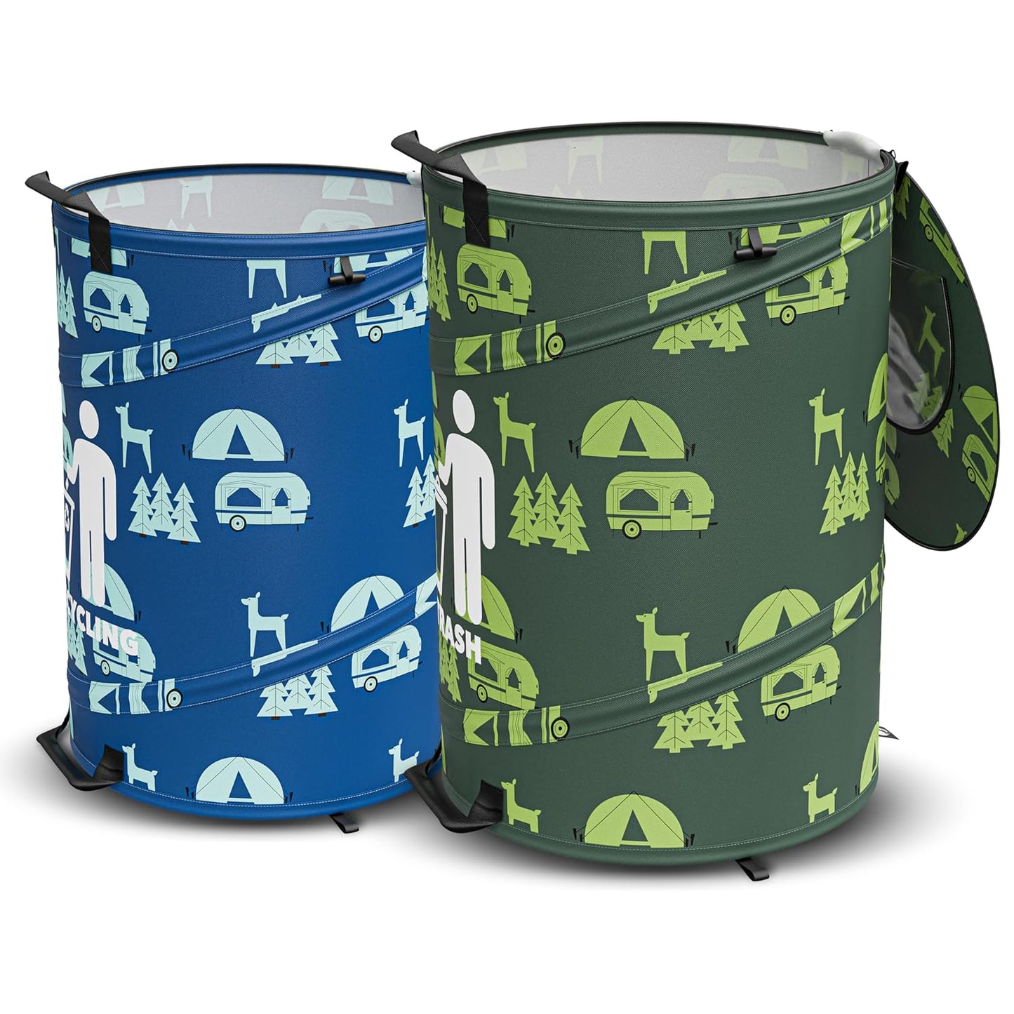 30 Gallon Trash & Recycling Cans by Leisure Coachworks