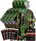 Emergency Poncho with Mylar Blanket Liner - Heavy Duty Thermal Poncho