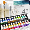 CHROMATEK Watercolor Paint Set, 84 Piece Kit - Complete Watercolor