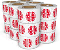 Food Delivery Tamper Evident Sealed for Freshness Labels - 500