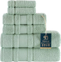 Qute Home 6-Piece Bath Towels Set - Soft Turkish Cotton Towels