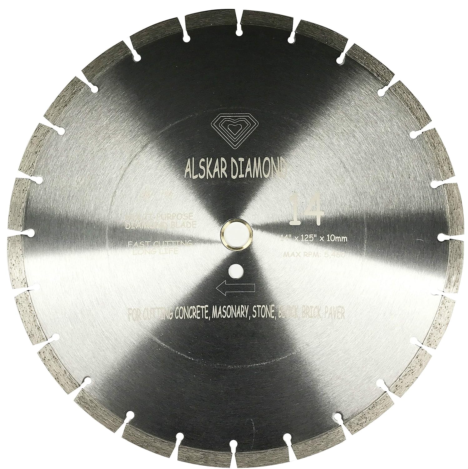 USA ADLSS 14 inch Diamond Saw Blades for Concrete and Stone