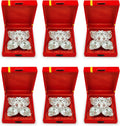 Panchmukhi Diya Set of 6 in Red Gift Box for Diwali Decor