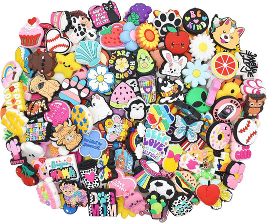 110Pcs Non-Repeat Silicone Focal Beads for Creative Crafts