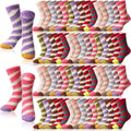 Winter Comfort 60 Pair Women's Fuzzy Socks Bulk for Cozy Feet