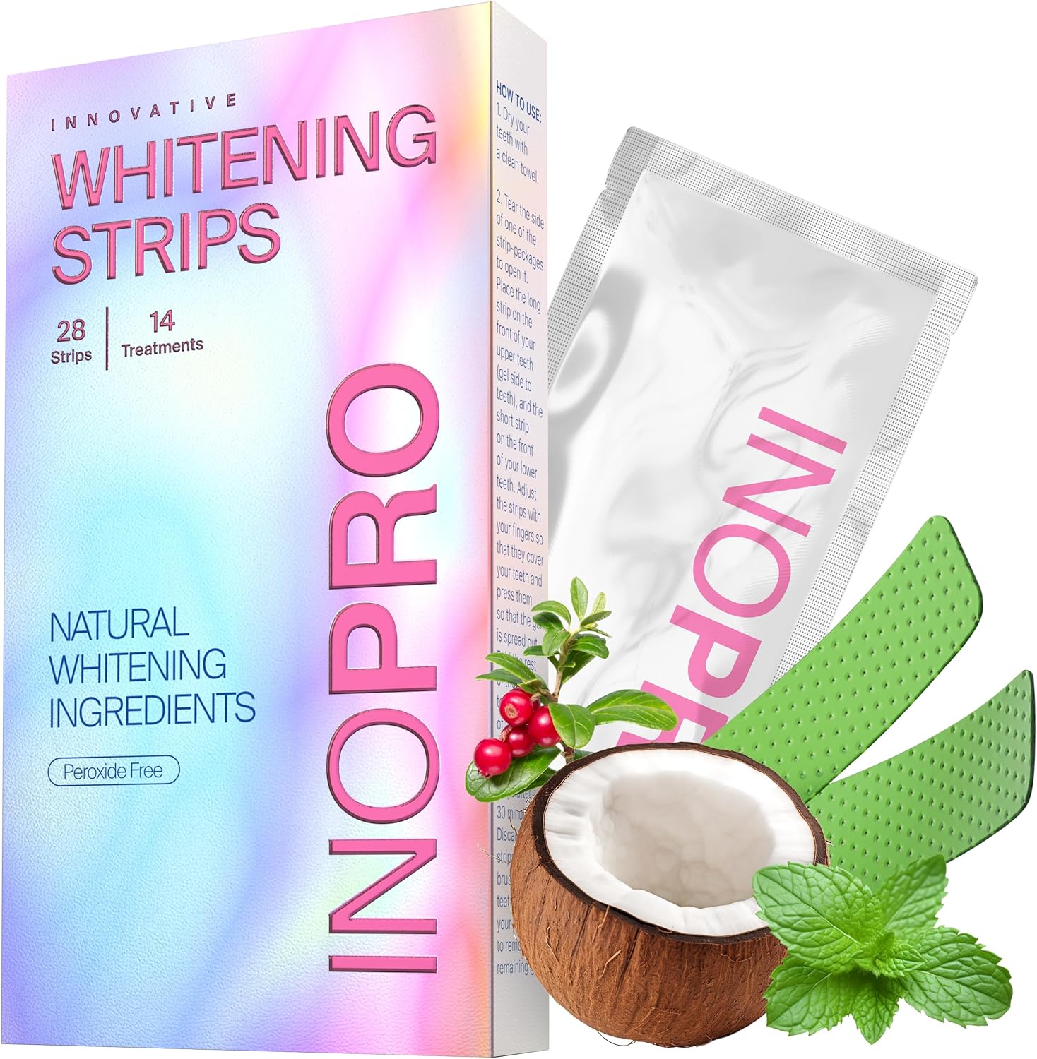 InoPro Teeth Whitening Strips for Effective Stain Removal