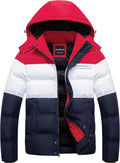 CREATMO US Men's Puffer Jacket Waterproof Winter Parka (Style LWMZ)