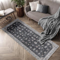 Machine Washable 2ft6 x 6ft6 Area Rug - Non-Slip Vintage Runner