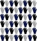 Cozy 48 Pairs Winter Magic Gloves, Bulk Warm Brushed Interior in Winterlace