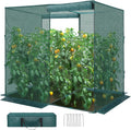 GROWNEER Crop Cage 4ft x 8ft Plant Protection Tent - Garden Shield