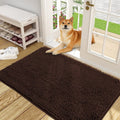 Dog Door Mat for Muddy Paws 48x30 - Absorbent Chenille Entry Mat