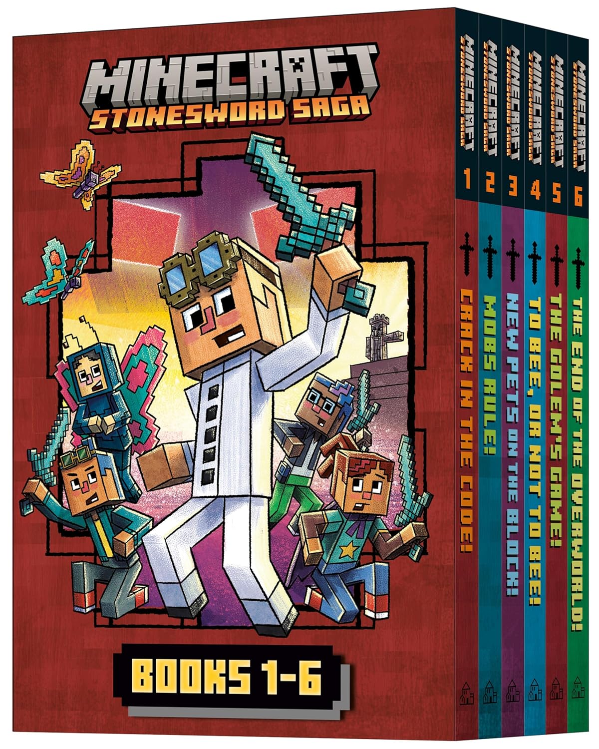 Minecraft Stonesword Saga Chapter Book Boxed Set for Young Readers