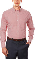 Tommy Hilfiger Men's Regular Fit Non Iron Gingham Dress (Style FJ5M)